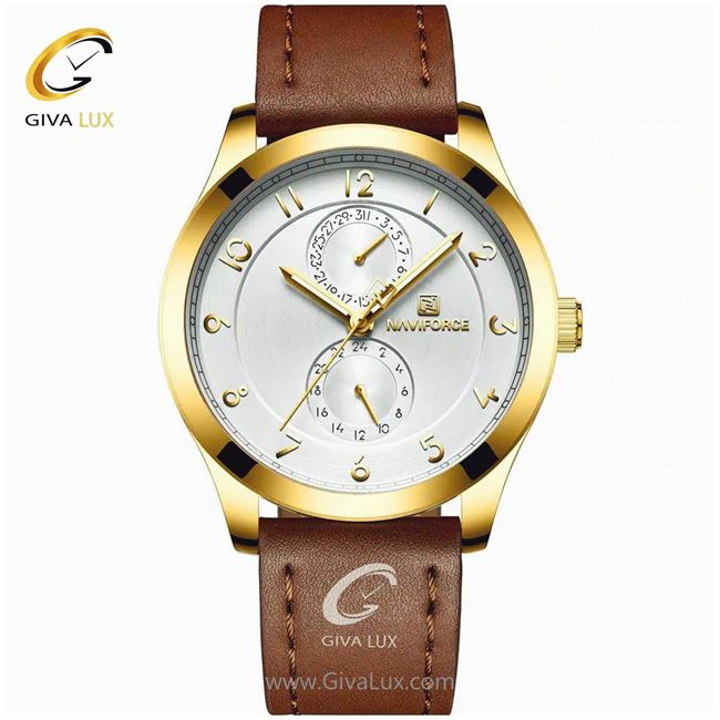 ساعت مچی مردانه سه موتوره نیوی فورس مدل NF3004M